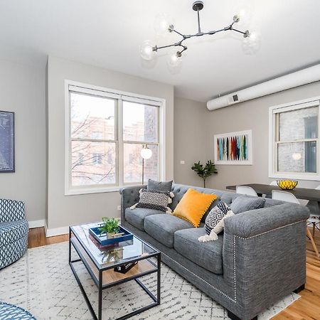 Vibrant And Modern 2-Bedroom Home Near Downtown Chicago Eksteriør billede