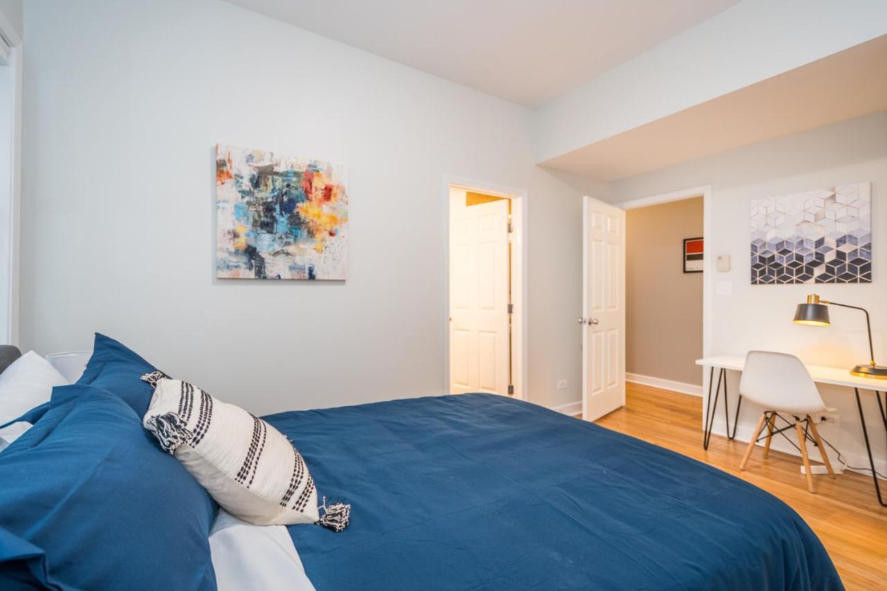 Vibrant And Modern 2-Bedroom Home Near Downtown Chicago Eksteriør billede